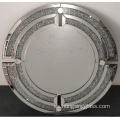 Crystal Diamond Round Modern Hanging Mirror